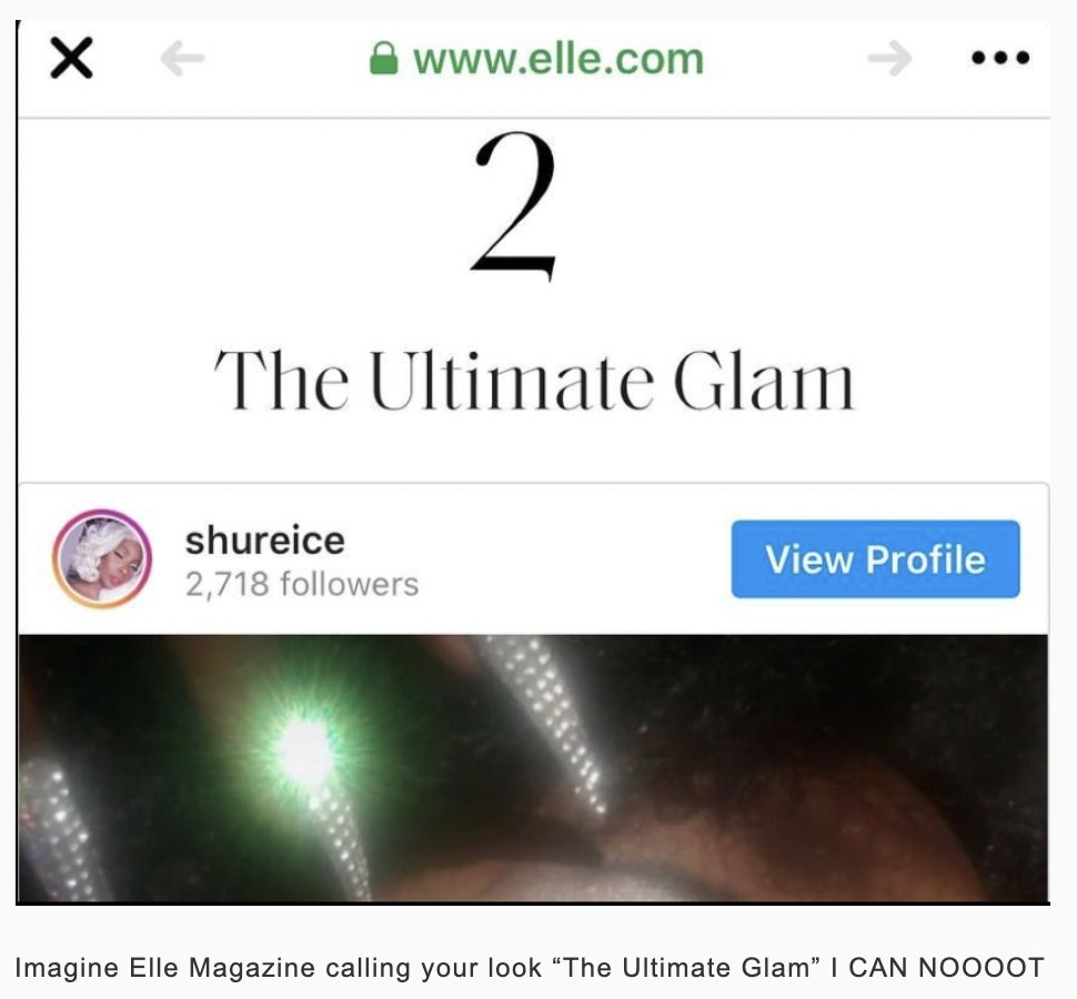 Fleeky Friday Founder @shureice is Featured AND Followed by Elle Magazine! - Fleeky Friday INC